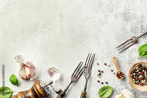 Fototapeta Naklejka Na Ścianę i Meble -  Food background with ingredients