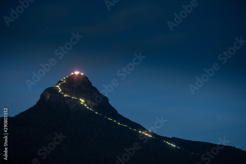 Sri Pada, Adam's peak in Sri Lanka photo