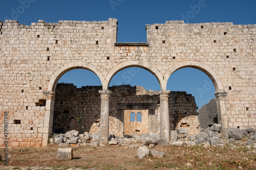 Roman period historical city Cantyelis in Mersin at Turkey © MBAYSAN