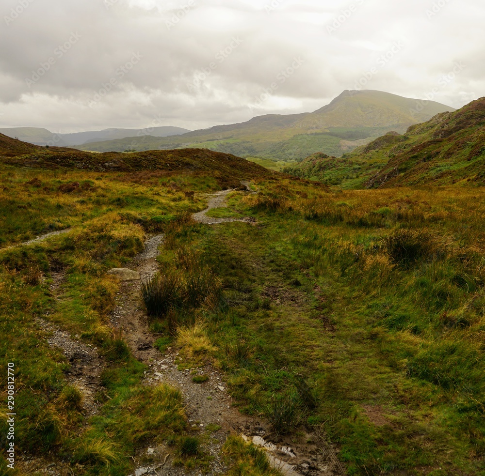 Highland Landscape in North Wales UK