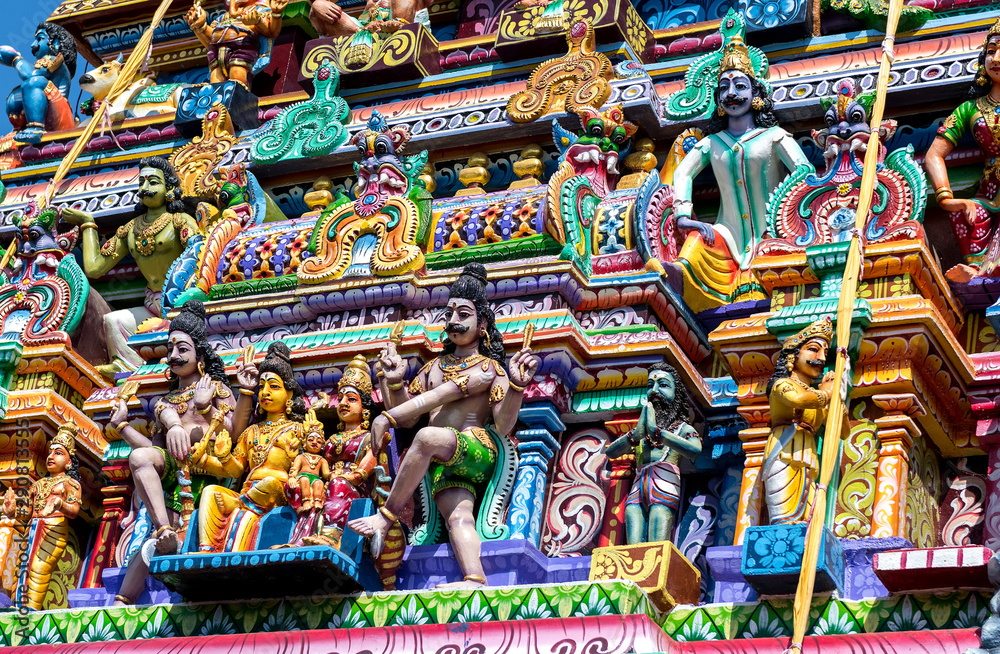 Famous Hindu temple in Trincomalee, Sri Lanka