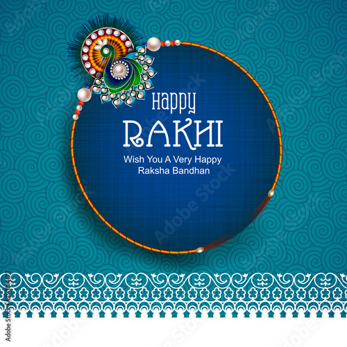 easy to edit vector illustration of Rakhi background for Indian festival Raksha bandhan celebration