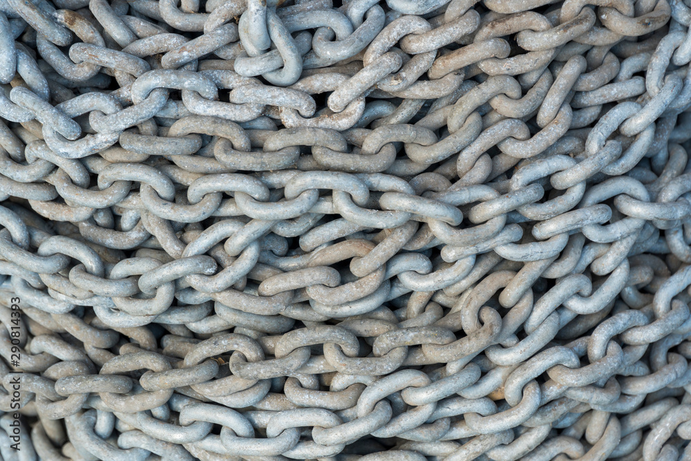 Stacked new iron chain as background. Stacked new iron chain as background.