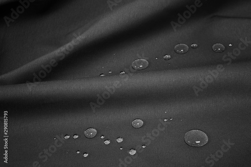Abstract grey drapery cloth with drop, Pattern and detail grooved fabric for background and abstract 
