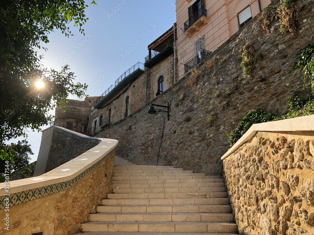 Sicily Sciaccia Stairs
