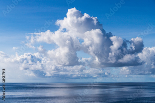 Wolken   ber dem indischen Ozean