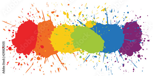Color Paint Splash - Gay Pride