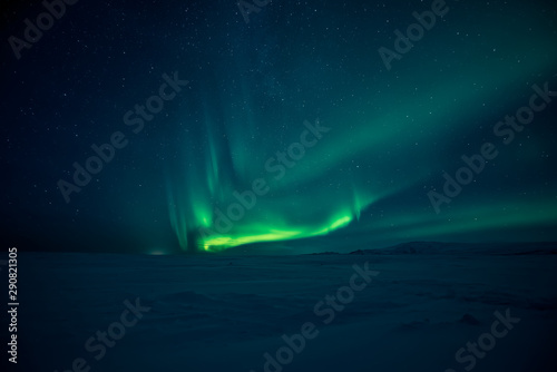 Northern lights aurora borealis