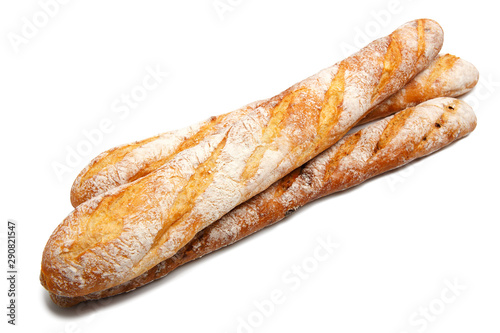 Traditional homemade french baguette
