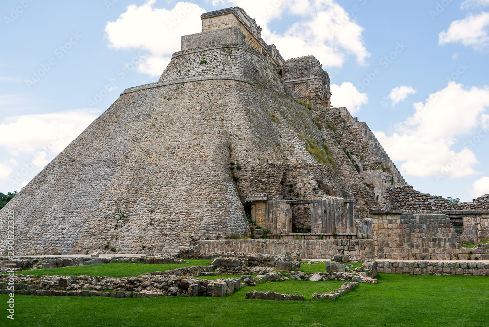 Mayan ruins on the jungle