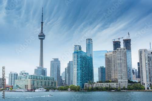 Photography Toronto city skyline in the summer, Toronto, Canada