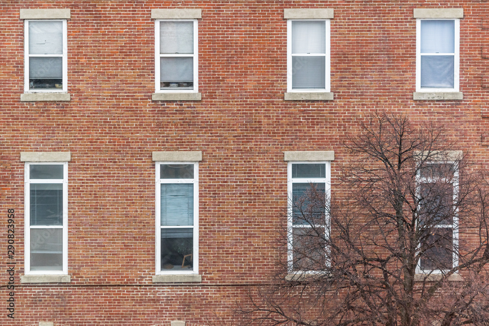 Fototapeta premium windows of an old building