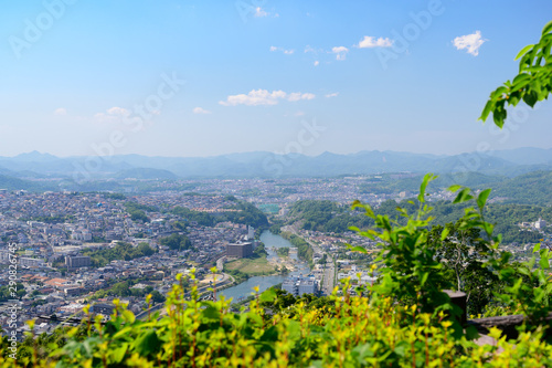 Obraz w ramie 展望台からの都市風景