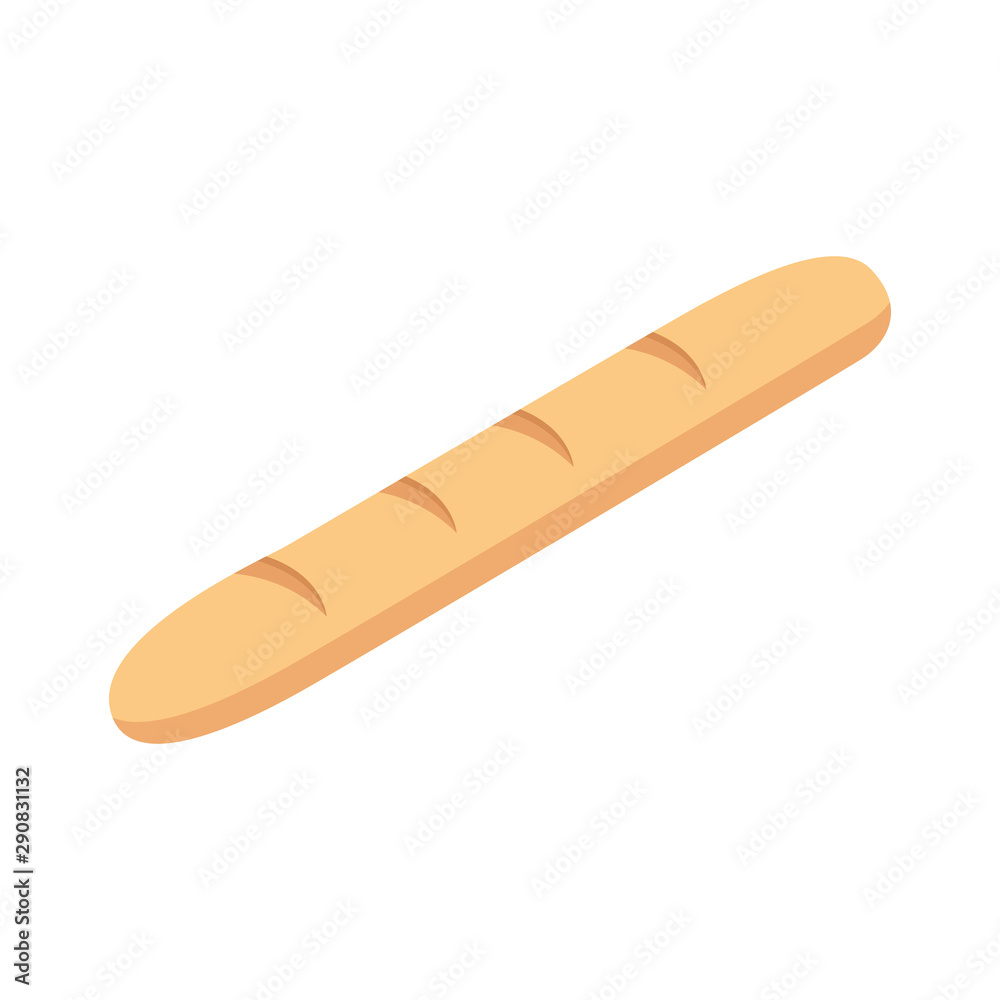 Bread isometric icon Bread isometric icon