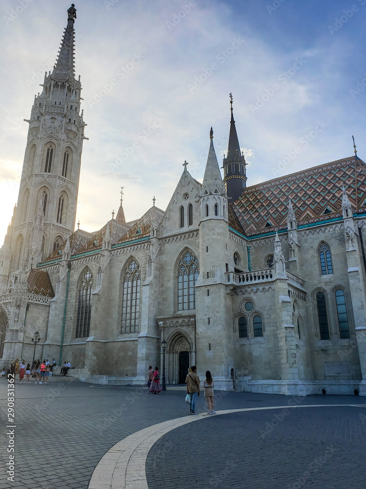 Fototapeta premium The Fisherman's Bastion in Budapest.