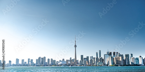 Toronto city skyline  Ontario  Canada