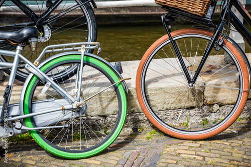 colored bicycle tires