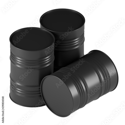 Isometric Oil Barrels 