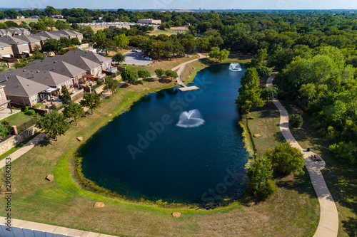 Aerial view of Wilshire Park in Euless, TX