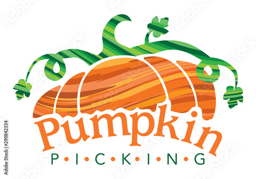 vector illustration of pumpkins icon. Pumpkins sign for farm stand