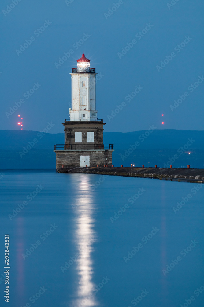 lighthouse at morning
