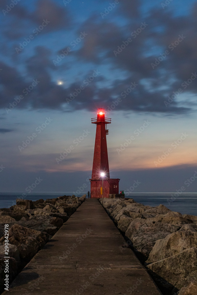 lighthouse at twilight