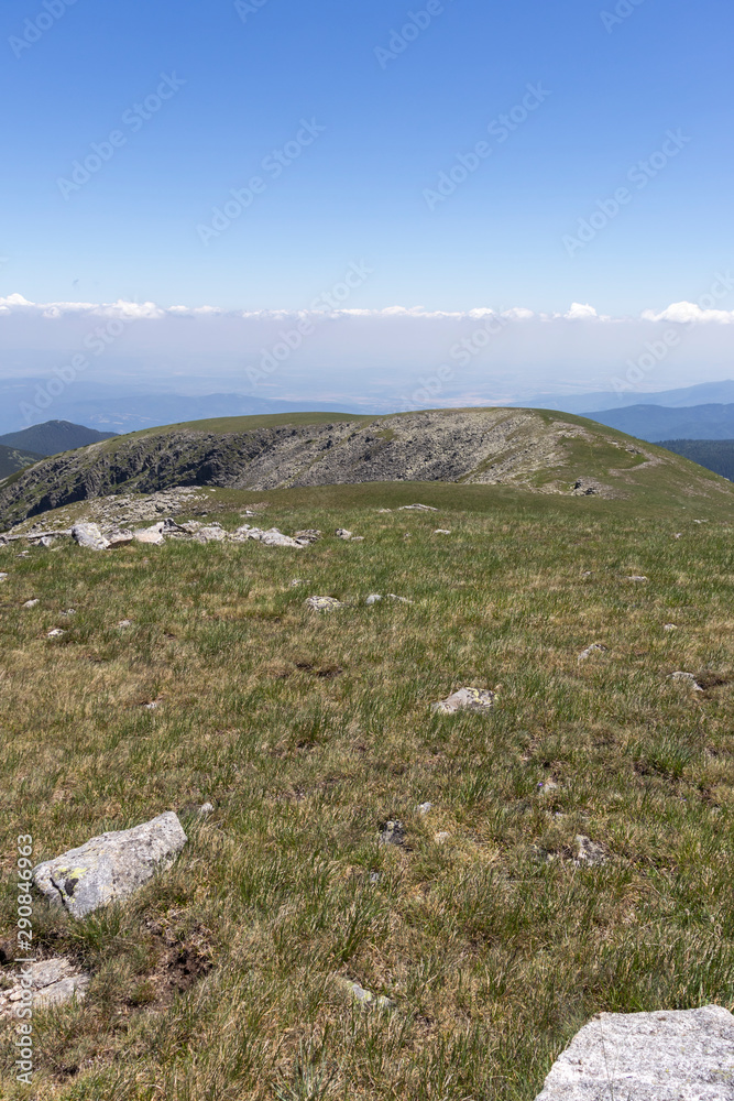 Landscape from Belmeken Peak, Rila mountain, Bulgaria