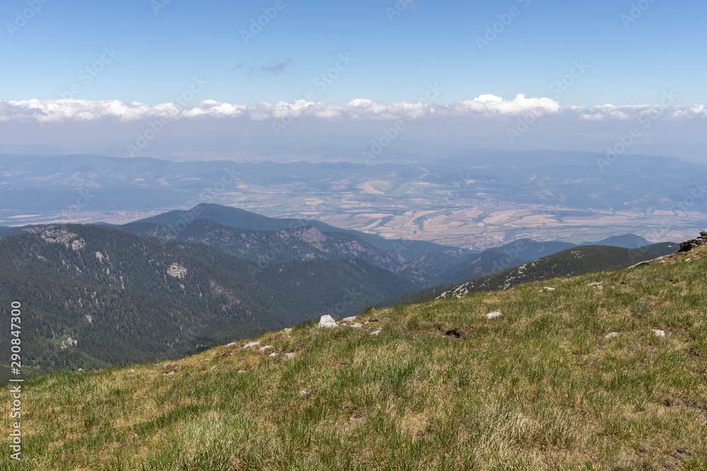 Landscape from Belmeken Peak, Rila mountain, Bulgaria Landscape from Belmeken Peak, Rila mountain, Bulgaria