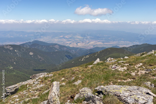 Landscape from Belmeken Peak, Rila mountain, Bulgaria