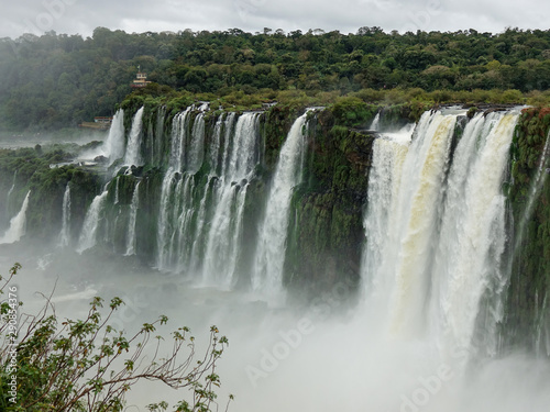 Iguazu falls view from Argentina