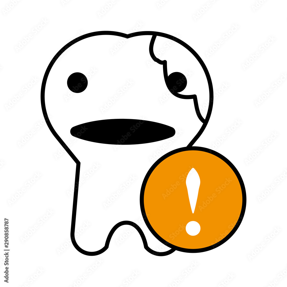 tooth human kawaii character vector illustration tooth human kawaii character vector illustration