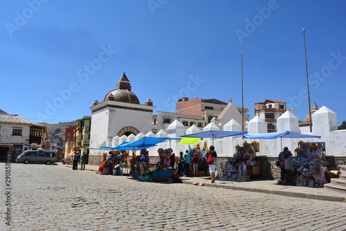 Fotografia Copacabana, lago Titicaca, Bolivia.
