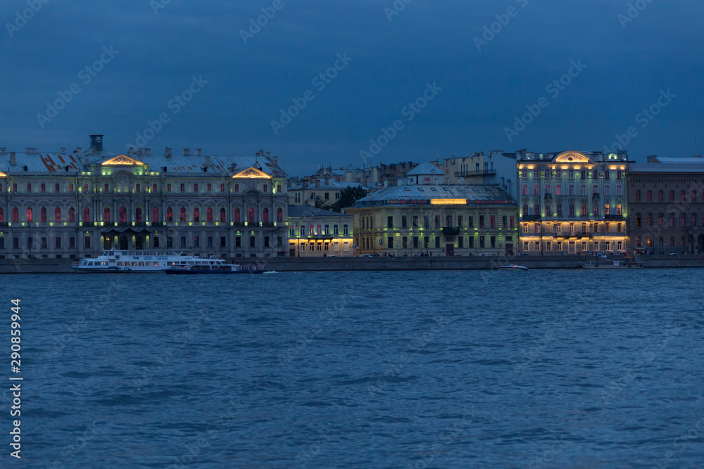 Neva river, Saint-Petersburg, Russia
