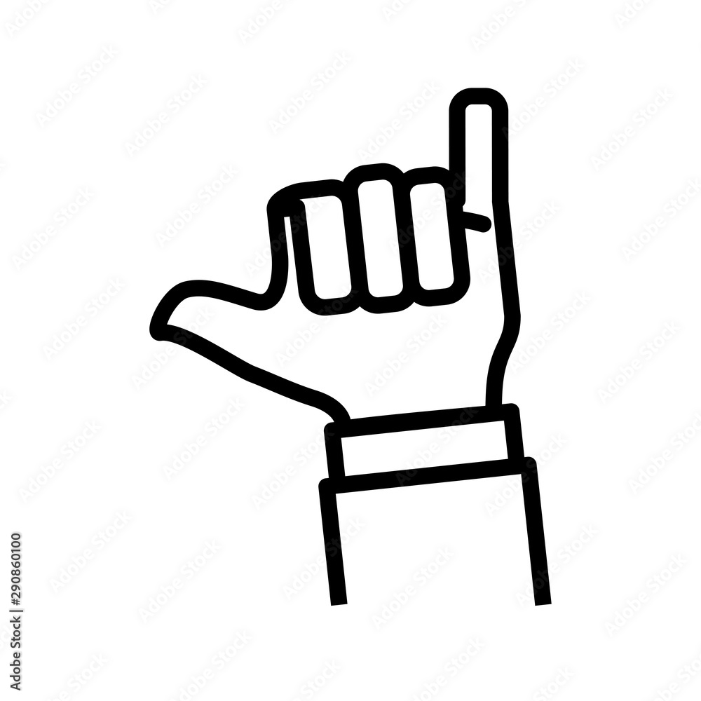 hand human like isolated icon vector illustration hand human like isolated icon vector illustration