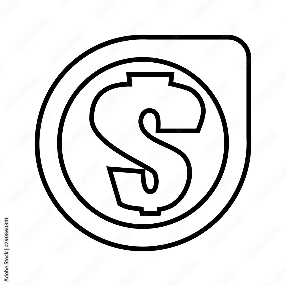 money symbol with ribbon vector illustration money symbol with ribbon vector illustration