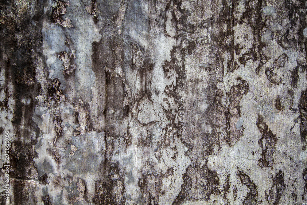 old wall with cracks background