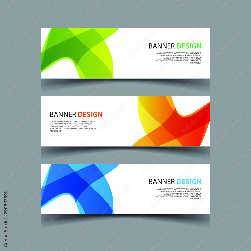 Fototapeta premium Vector Abstract design banner web template