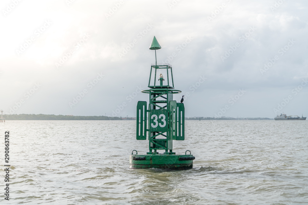 lateral post or lateral mark is a sea mark used in maritime pilotage to