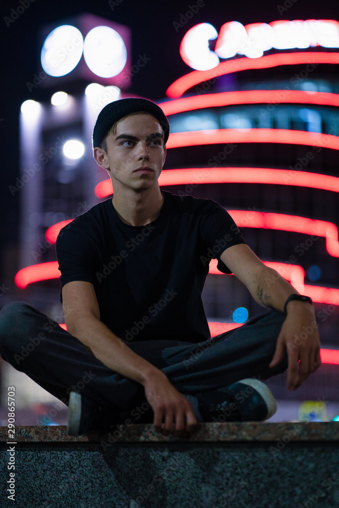 Fototapeta premium portrait of young man