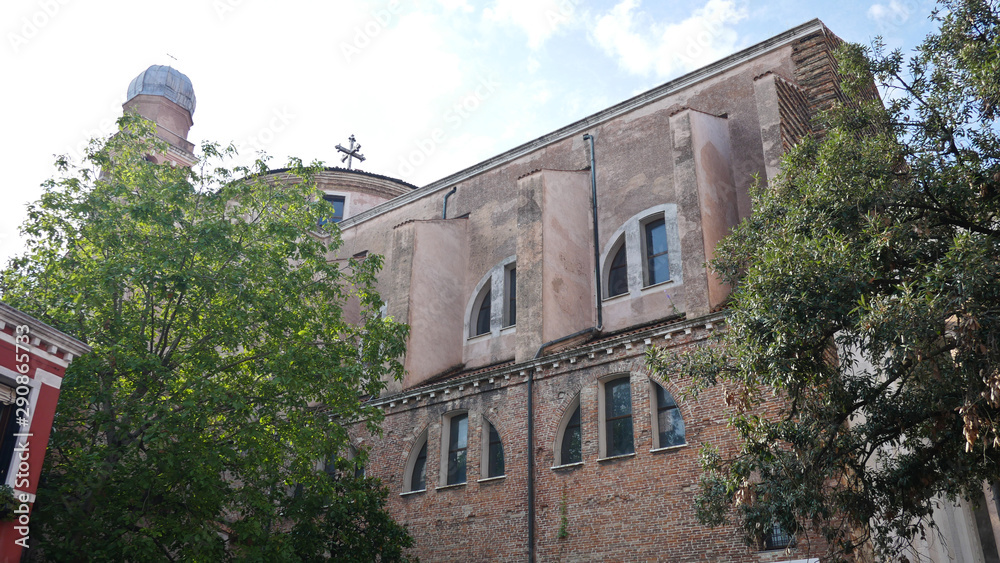 Italy, Venice ancient building and infrastructure