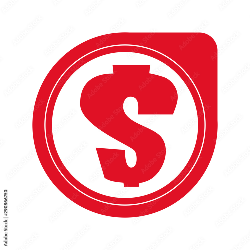 money symbol with ribbon vector illustration money symbol with ribbon vector illustration