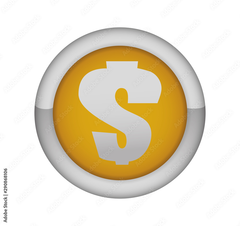 money symbol with ribbon vector illustration money symbol with ribbon vector illustration