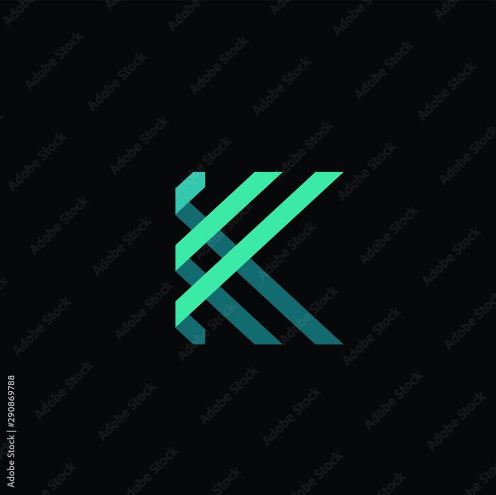 modern letter k vector download modern letter k vector download