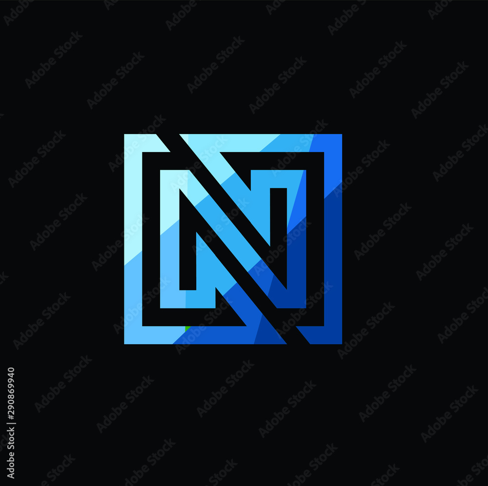 modern letter n vector download modern letter n vector download