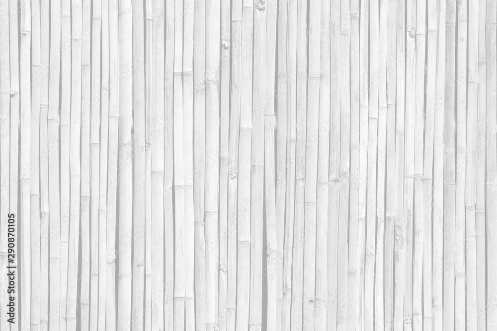 White gray bamboo wood wall texture or background White gray bamboo wood wall texture or background