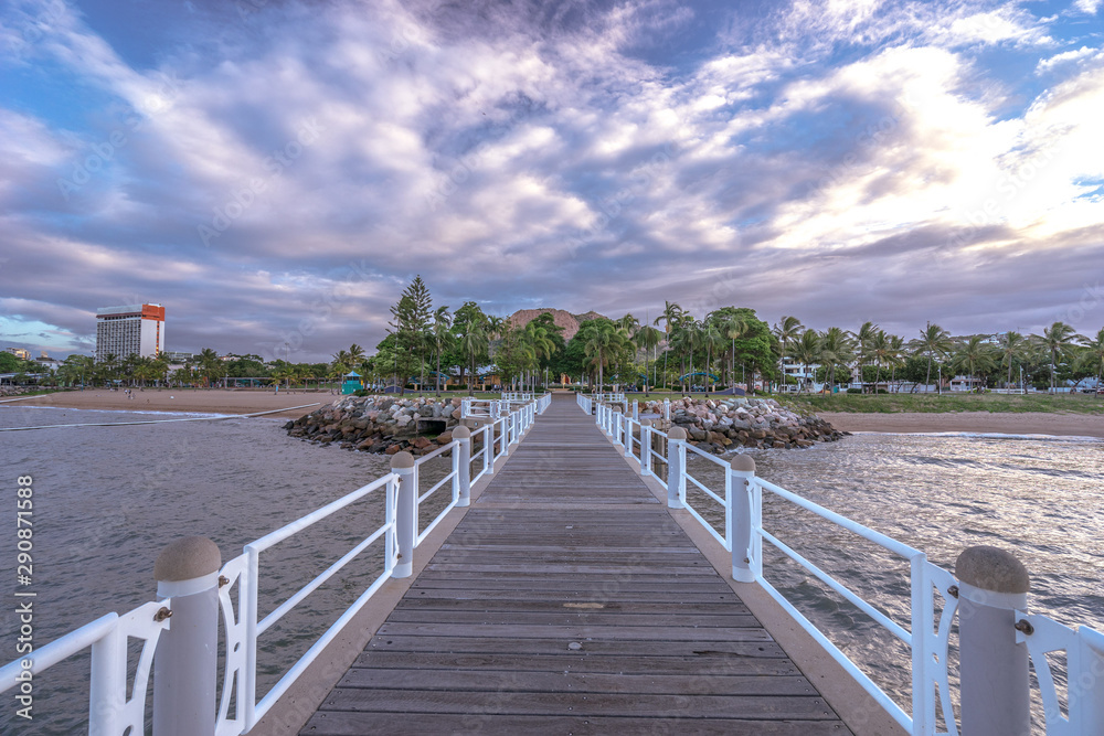 Long pier in Townsville, Queensland