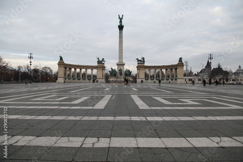 Heroes Square In Budapest Hungary © lo