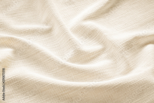 natural fabric linen texture for design. sackcloth textured backdrop. White Canvas for Background.