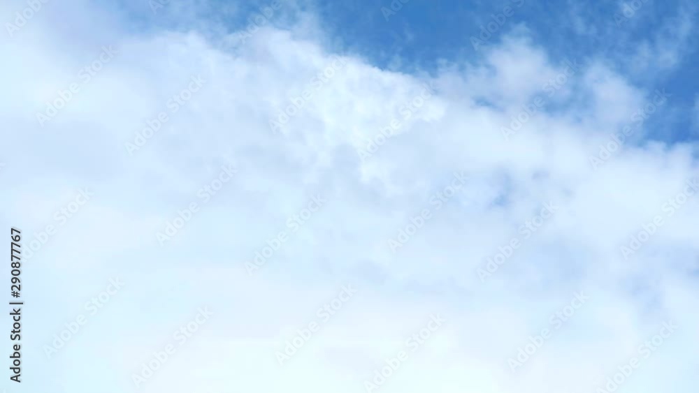 blur blue sky and white heap cloud moving by the wind blur blue sky and white heap cloud moving by the wind