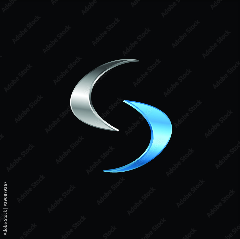 modern letter s vector download modern letter s vector download